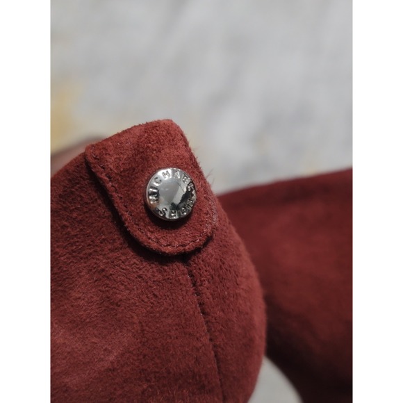 Michael Michael Kors Women's Burgundy Suede Pumps Heels Size 7 - Picture 10 of 12